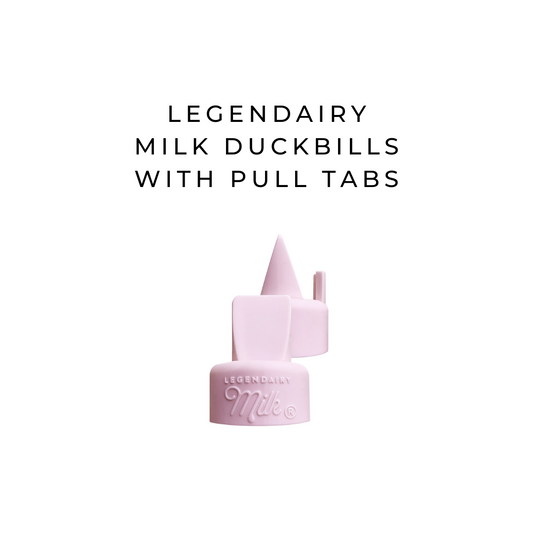 Lengendairy Milk Duck Bill Valves w/pull tab (Pink Size)