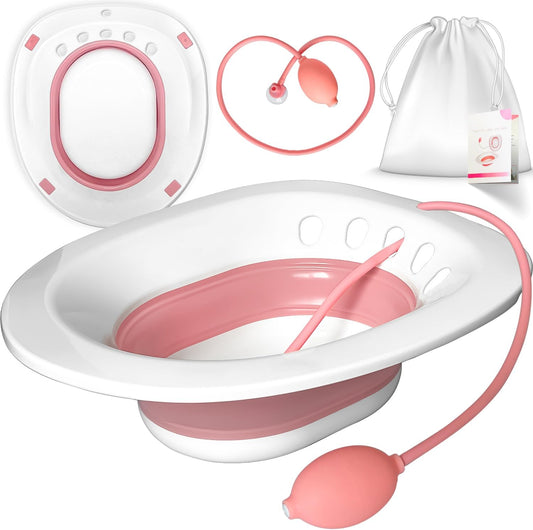 Foldable Sitz Bath for Postpartum Care & Hemorrhoid Relief | Medical-Grade, Comfortable & Hygienic