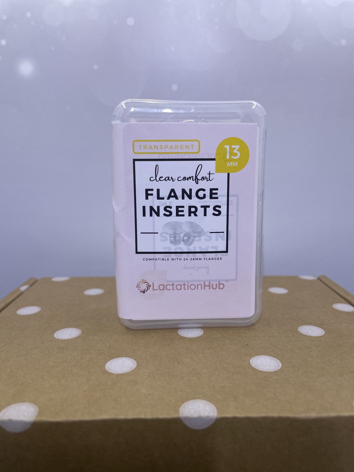 LactationHub Clear Silicone Flange Insert Set