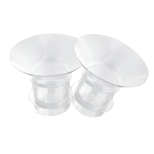 LactationHub Clear Silicone Flange Insert Set